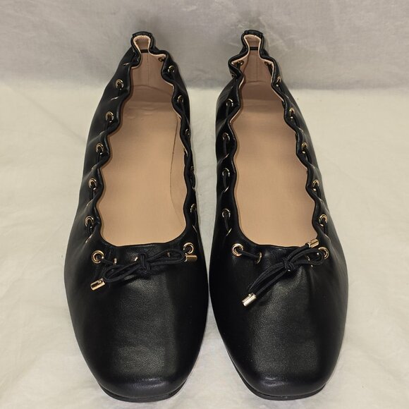 JustFab Amari Ballet Flat in Black, Women's Size 11, New in Box - Picture 4 of 9